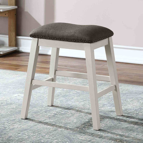 Heidelberg Off-White/Dark Gray 4-Piece Counter Hight Set from Furniture of America - Luna Furniture