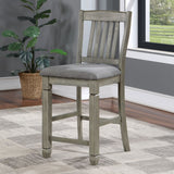 Anaya Gray/Light Gray Counter Height Chair from Furniture of America - Luna Furniture