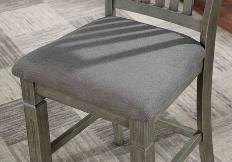 Anaya Gray/Light Gray Counter Height Chair from Furniture of America - Luna Furniture