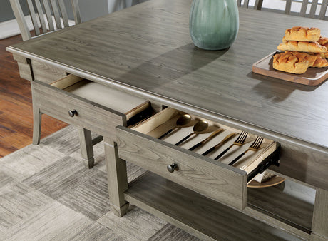 Anaya Gray Counter Ht. Table from Furniture of America - Luna Furniture