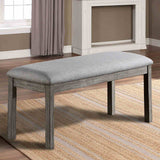 Laquila Gray Bench from Furniture of America - Luna Furniture