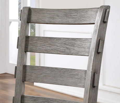 Laquila Gray Side Chair from Furniture of America - Luna Furniture