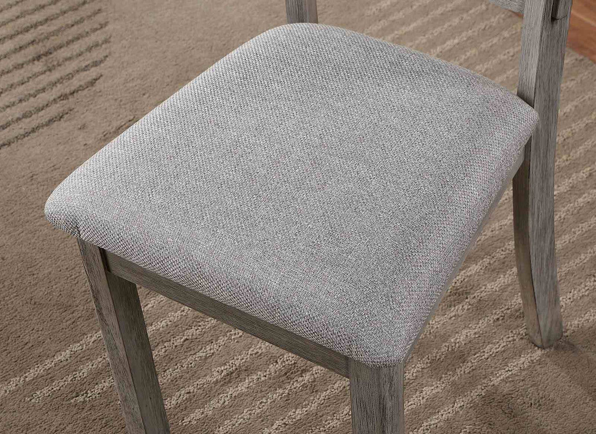 Laquila Gray Side Chair from Furniture of America - Luna Furniture