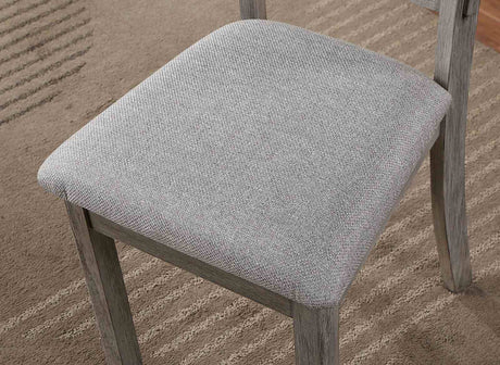 Laquila Gray Side Chair from Furniture of America - Luna Furniture