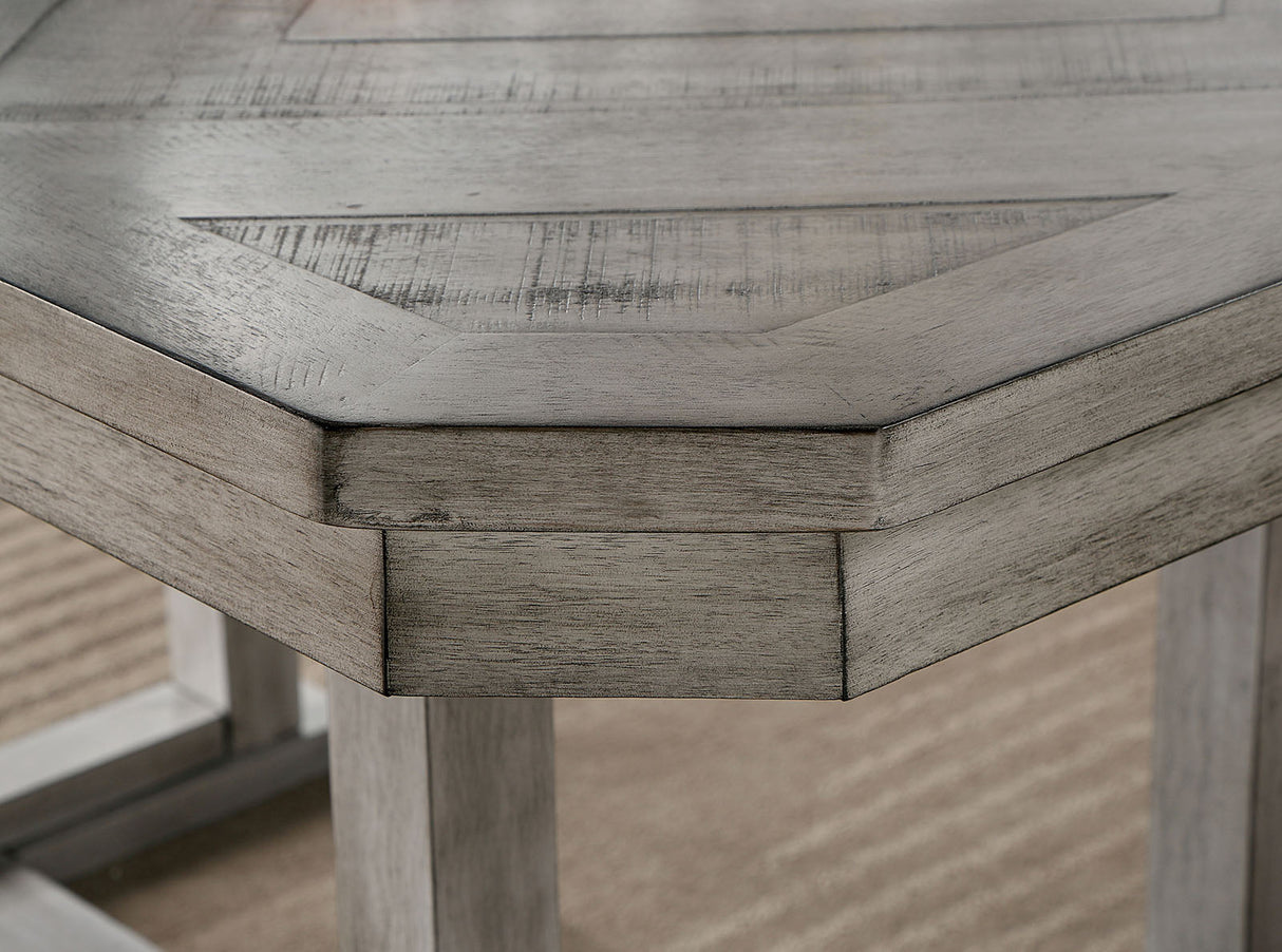 Laquila Gray Rustic Dining Room Set from Furniture of America - Luna Furniture
