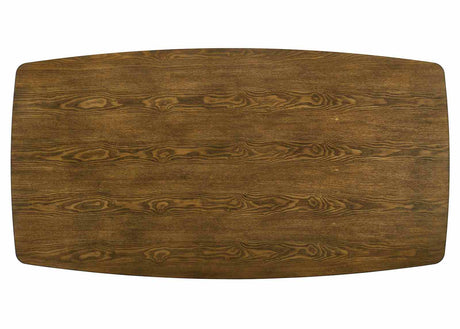Oberwil Antique Oak/Black 7 Pc Dining Table Set from Furniture of America - Luna Furniture