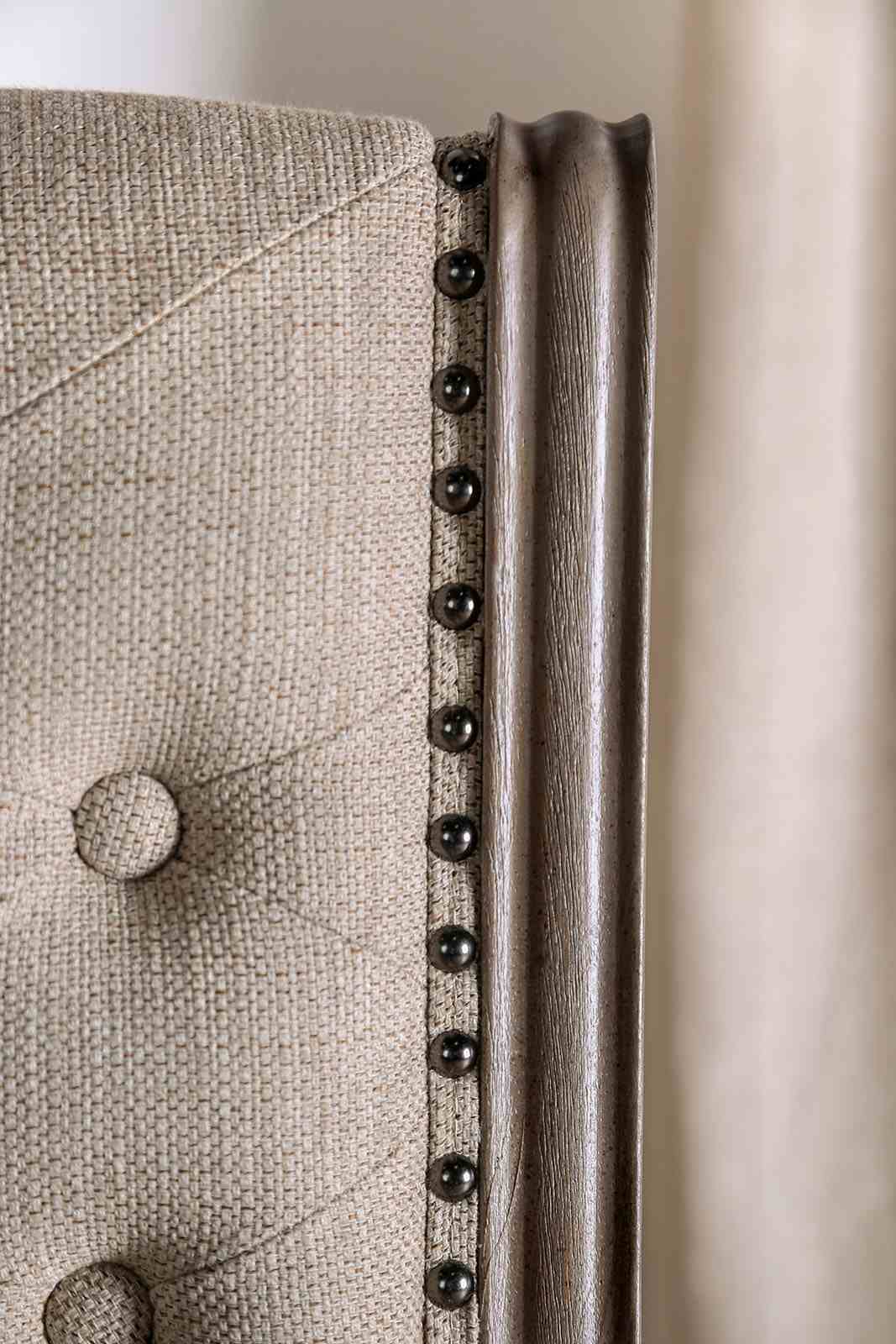 Patience Rustic Natural Tone/Beige Side Chair from Furniture of America - Luna Furniture