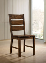 Dulce Walnut Side Chair from Furniture of America - Luna Furniture