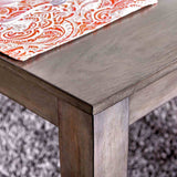 Taylah Weathered Gray/Beige 7 PC. Dining Table Set from Furniture of America - Luna Furniture