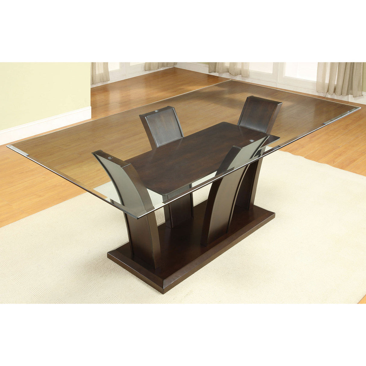 Manhattan Brown Cherry 7-Piece Dining Room Set