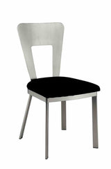 Nova Silver/Black 7 Pc Dining Table Set from Furniture of America - Luna Furniture