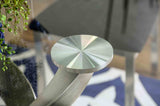 Roxo Silver/Black Dining Table from Furniture of America - Luna Furniture