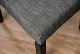 Alfred Antique Black/Gray Side Chair from Furniture of America - Luna Furniture