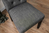 Alfred Antique Black/Gray Side Chair from Furniture of America - Luna Furniture