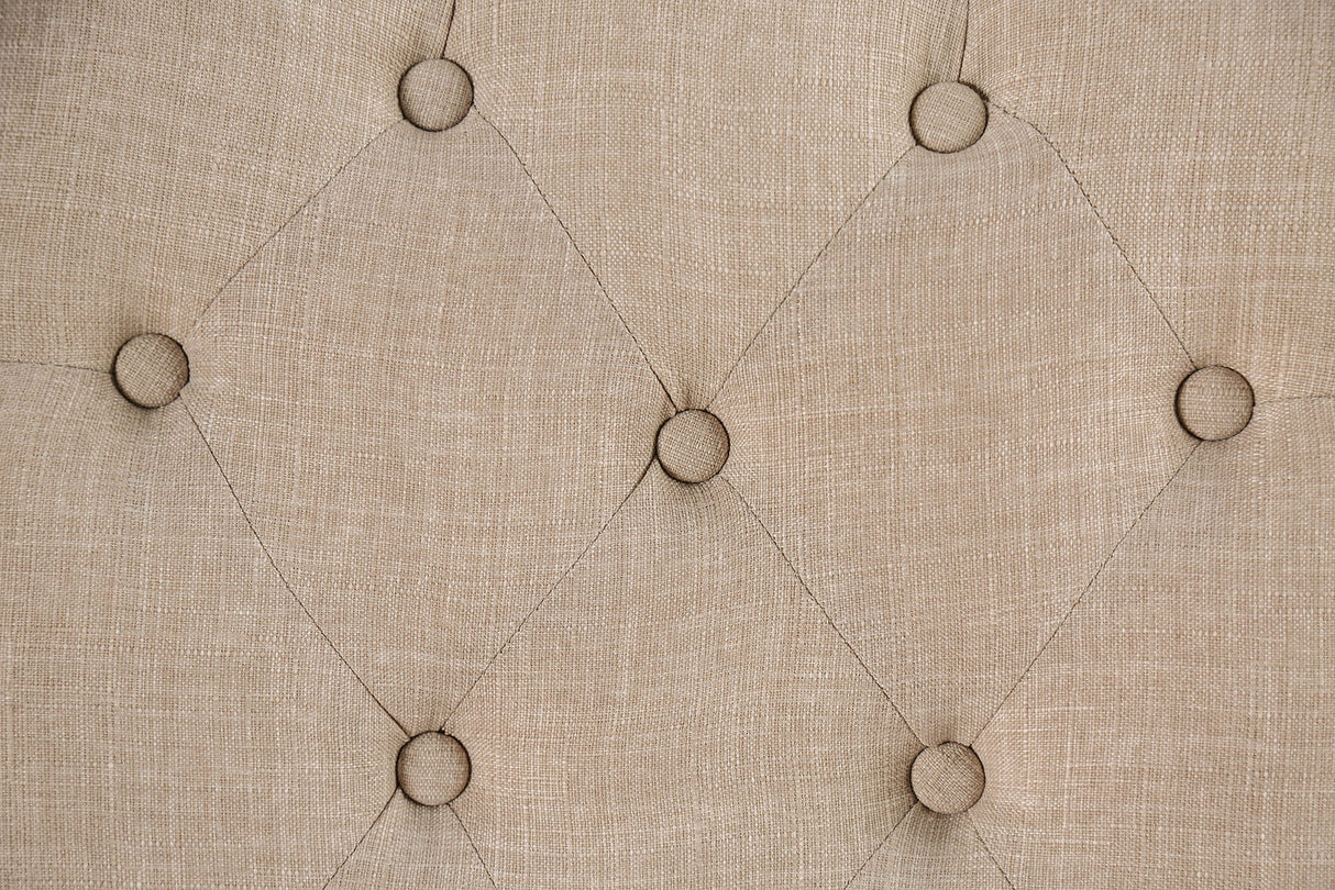 Alfred Antique Black/Ivory Side Chair from Furniture of America - Luna Furniture