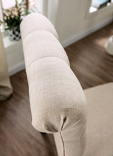 Alfred Antique Black/Ivory Side Chair from Furniture of America - Luna Furniture