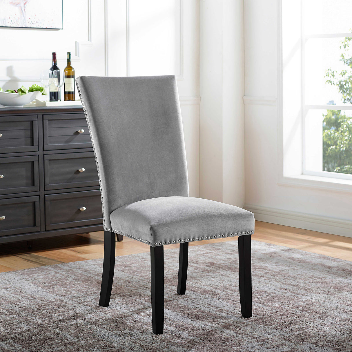 Kian White/Black 7 Pc Dining Table Set from Furniture of America - Luna Furniture