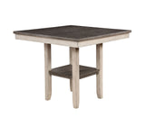 Ann Antique White/Gray 5-Piece Counter Ht. Table Set from Furniture of America - Luna Furniture