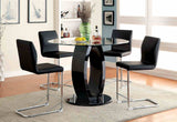 Lodia Black 5 Pc Dining Table Set from Furniture of America - Luna Furniture