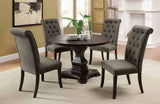Nerissa Antique Black/Beige 5 Pc Dining Table Set from Furniture of America - Luna Furniture