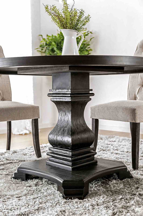 Nerissa Antique Black/Gray 5-Piece Dining Room Set from Furniture of America - Luna Furniture