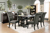 Nerissa Antique Black 7 Pc Dining Table Set from Furniture of America - Luna Furniture