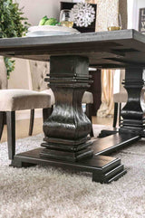 Nerissa Antique Black 7 Pc Dining Table Set from Furniture of America - Luna Furniture