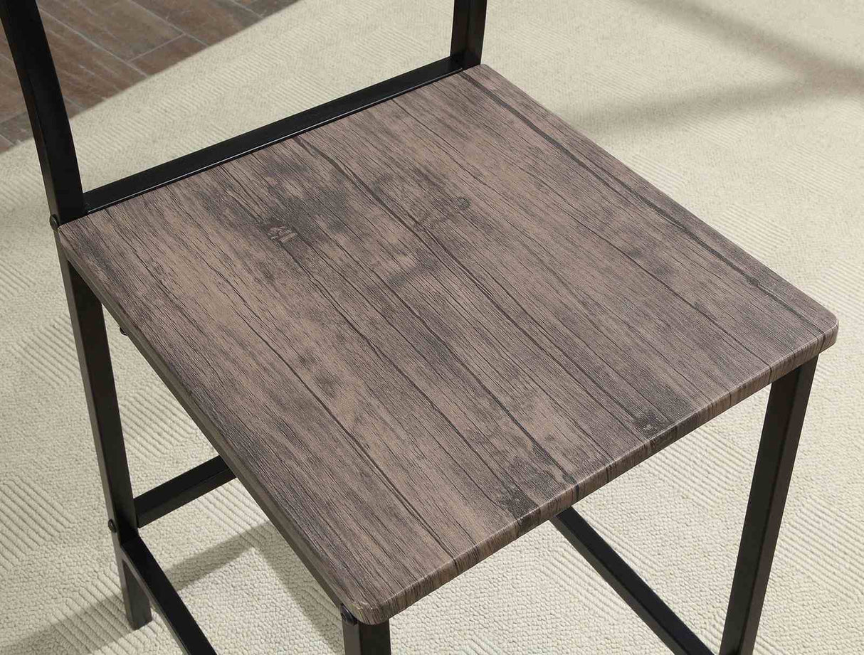 Westport Antique Brown/Black 5 Pc. Counter Ht. Table Set from Furniture of America - Luna Furniture