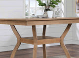 Upminster Natural Tone 7 Pc Counter Ht Table Set from Furniture of America - Luna Furniture