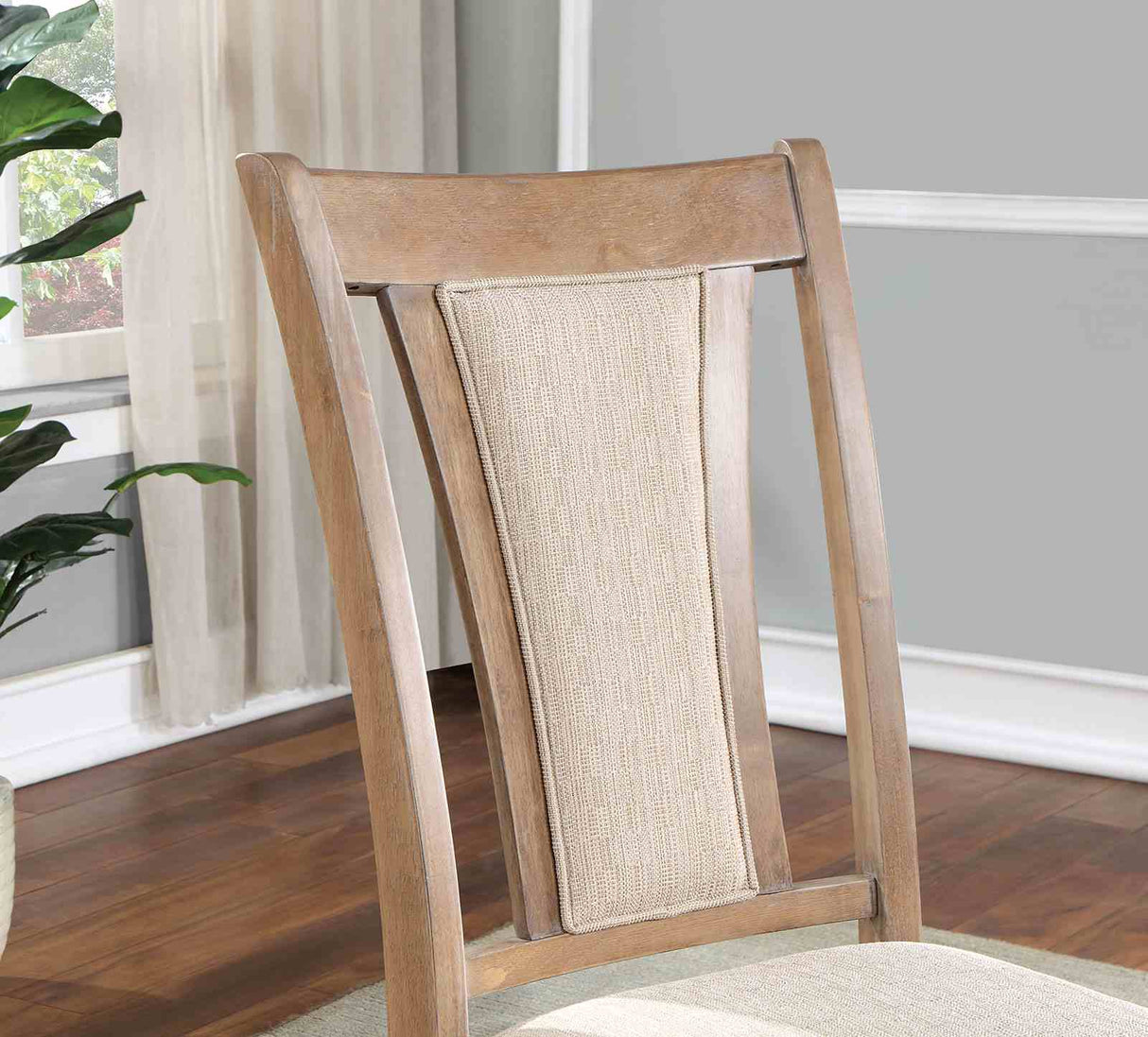 Upminster Natural Tone 7 Pc Dining Table Set from Furniture of America - Luna Furniture