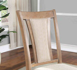 Upminster Natural Tone 7 Pc Dining Table Set from Furniture of America - Luna Furniture