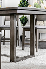 Anton Gray Counter Ht. Table from Furniture of America - Luna Furniture