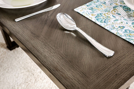 Anton Gray Counter Ht. Table from Furniture of America - Luna Furniture