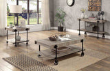 Lobb Natural Tone/Black Sofa Table from Furniture of America - Luna Furniture