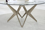 Alvise Champagne Coffee Table from Furniture of America - Luna Furniture