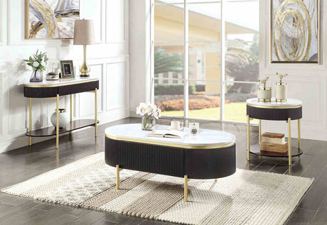 Koblenz Dark Walnut Sofa Table from Furniture of America - Luna Furniture