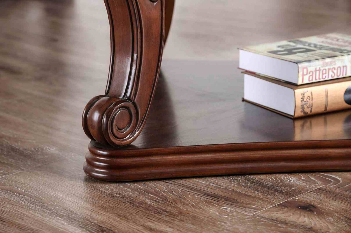 Walworth Dark Oak End Table from Furniture of America - Luna Furniture