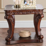 Walworth Dark Oak End Table from Furniture of America - Luna Furniture