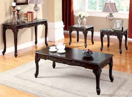 Cheshire Dark Cherry Sofa Table from Furniture of America - Luna Furniture