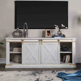 Borrego Antique White TV Console from Furniture of America - Luna Furniture