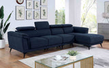 Napanee Navy Sectional from Furniture of America - Luna Furniture