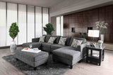 Lowry Gray Ottoman ***DISABLED 5/19 from Furniture of America - Luna Furniture
