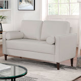 Horgen Off-White Loveseat from Furniture of America - Luna Furniture