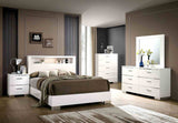 Carlie White 4 Pc Queen Bedroom Set from Furniture of America - Luna Furniture