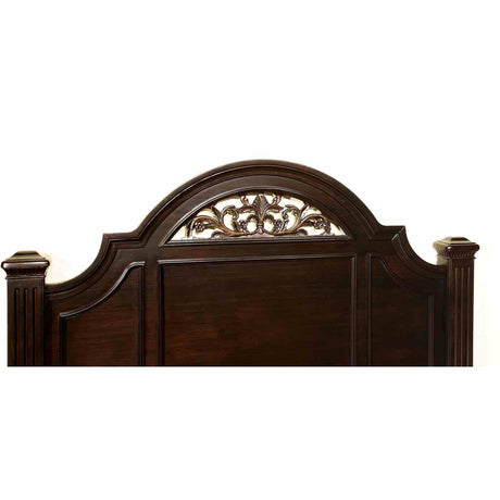 Syracuse Dark Walnut 5-Piece Queen Bedroom Set from Furniture of America - Luna Furniture