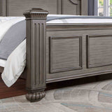 Syracuse Gray 4 Pc Queen Bedroom Set from Furniture of America - Luna Furniture