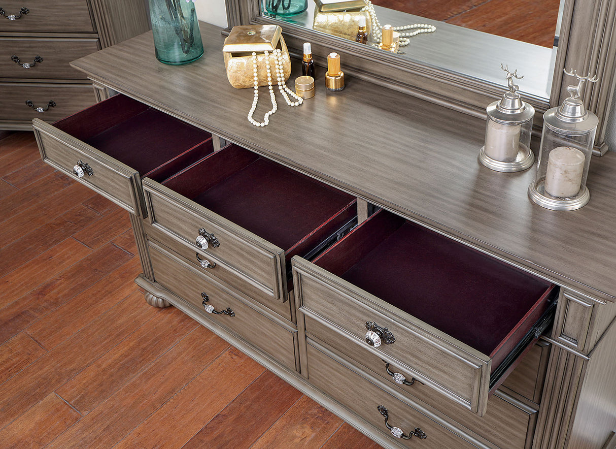 Syracuse Gray Dresser from Furniture of America - Luna Furniture
