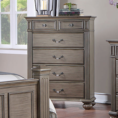 Syracuse Gray Chest from Furniture of America - Luna Furniture