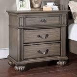Syracuse Gray 4 Pc Queen Bedroom Set from Furniture of America - Luna Furniture
