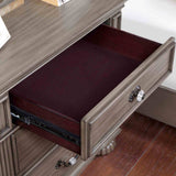 Syracuse Gray 4 Pc Queen Bedroom Set from Furniture of America - Luna Furniture